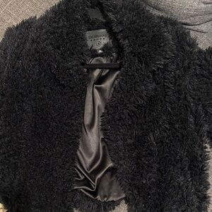 Blanknyc Black Teddy Jacket size small